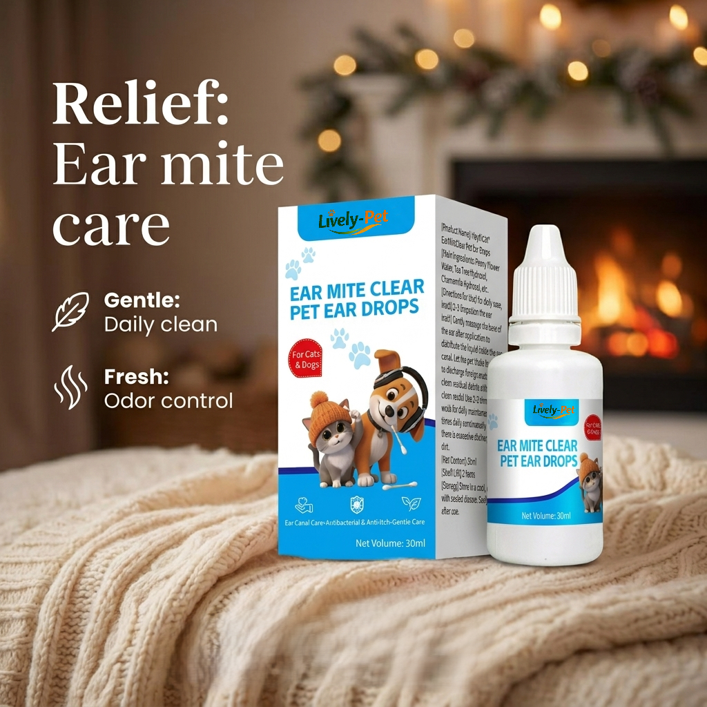 Multi-nutrient gentle plant complex formula for Silver Ion Dog Cat Ear Care Liquid