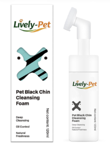 OEM Pet Black Chin No-Rinse Foam for Cats and Dogs