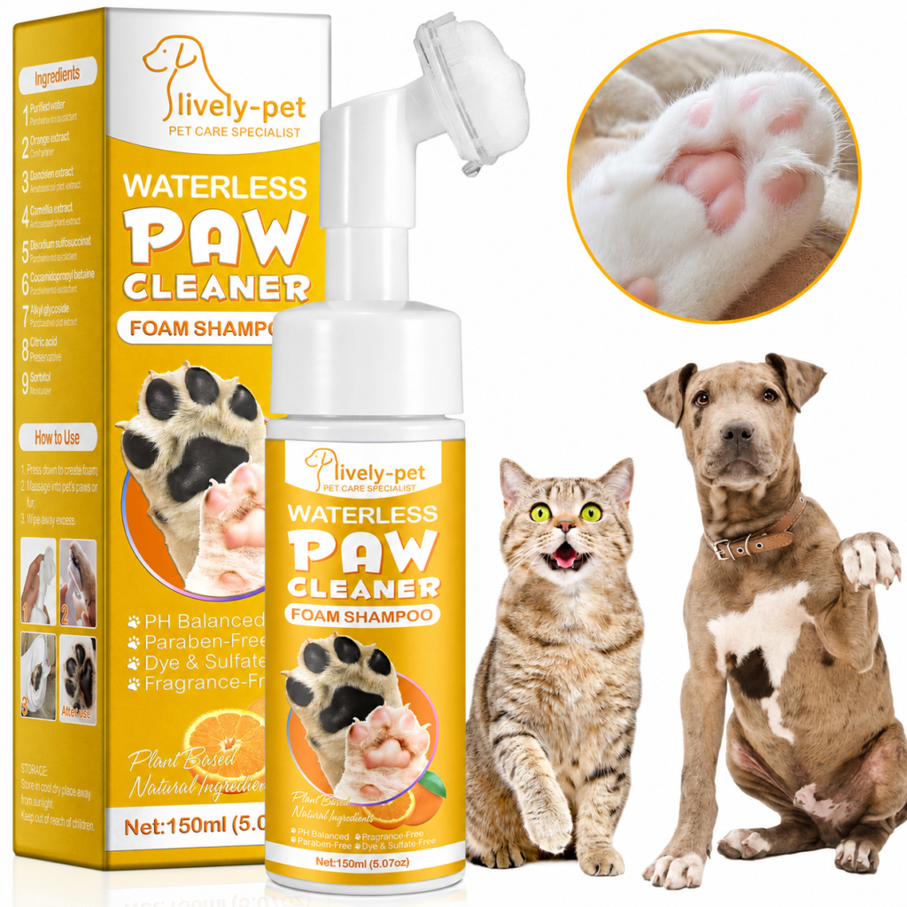 Mousse de limpeza para animais de estimação sem enxágue | Marca própria OEM - Pet Gr...