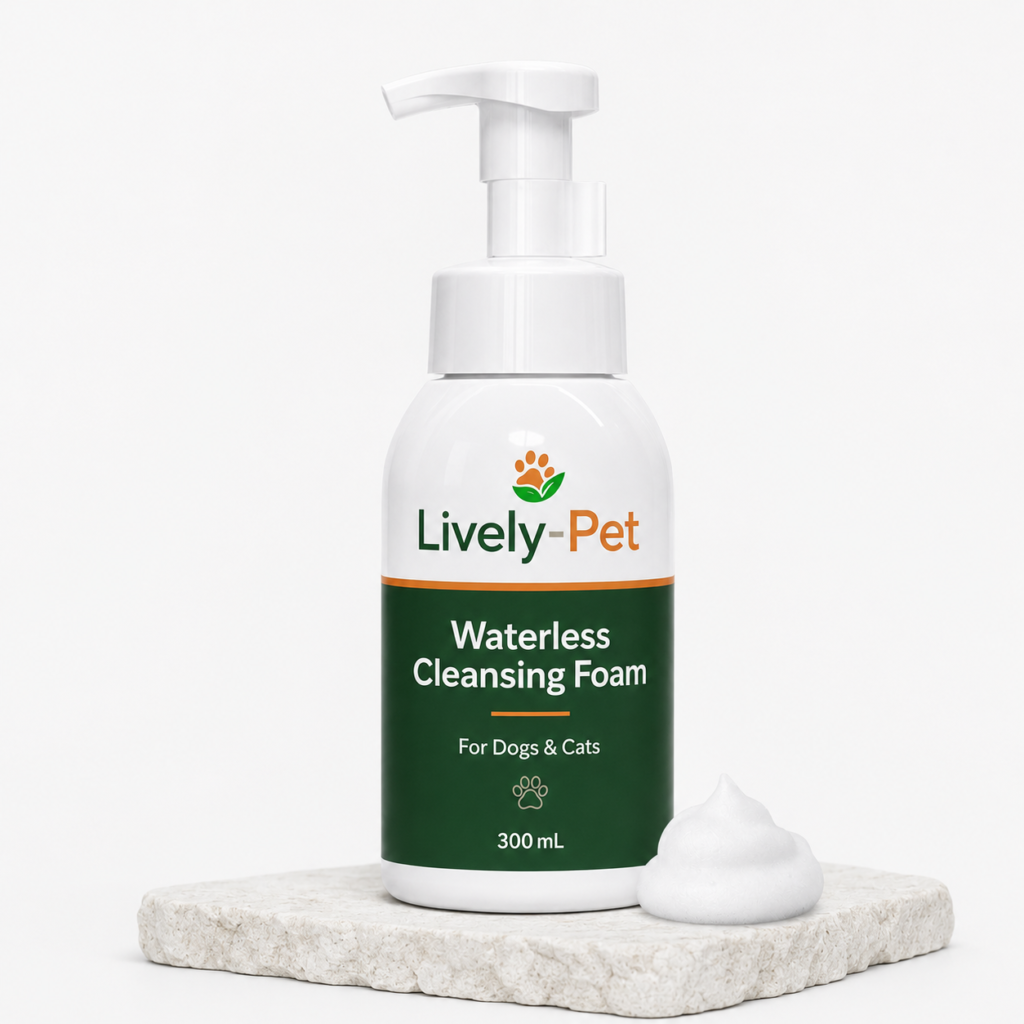 Waterless pet shampoo manufacturer private label foam bottle